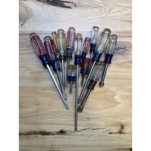 Lot of 13 Craftsman USA Screwdriver Flathead, Phillips,  & Flat Nut Drivers